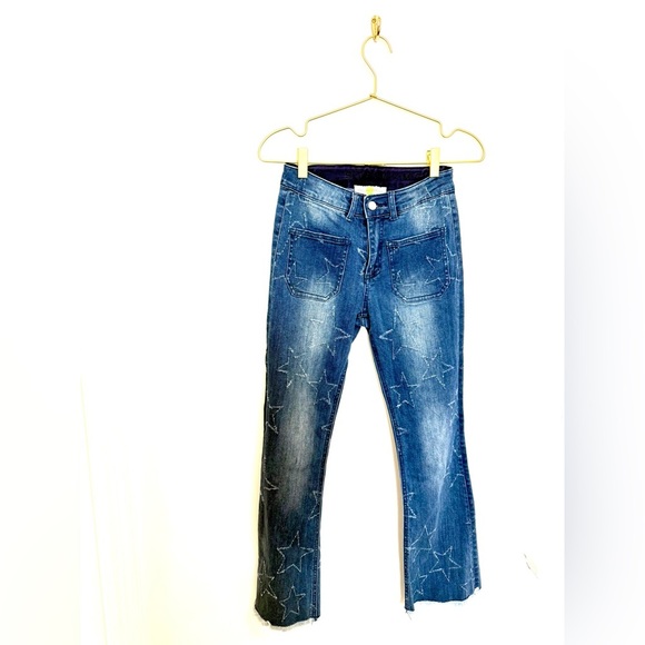 Stella McCartney Star Distressed flare Jeans - Picture 1 of 8